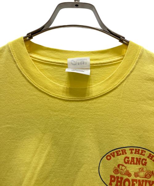 PORT and COMPANY（ポート アンド カンパニー）PORT and COMPANY (ポート アンド カンパニー) 00's両面プリントTシャツ イエロー サイズ:2XLの古着・服飾アイテム