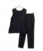 CADUNEカデュネ）の古着「セットアップ」｜ブラック