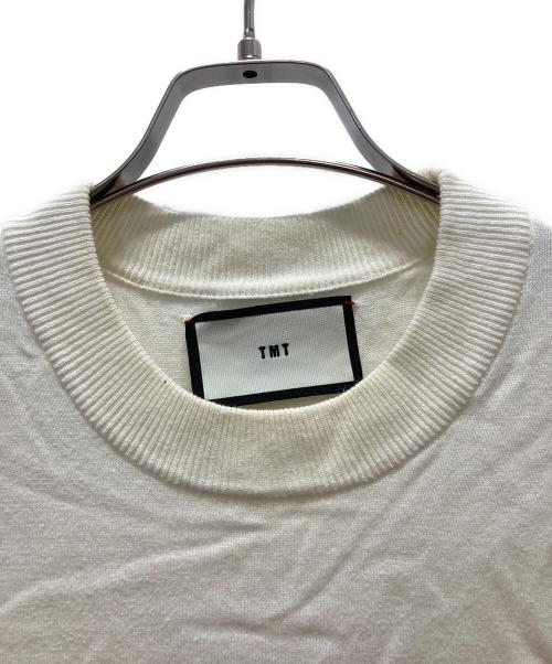 TMT（ティーエムティー）TMT (ティーエムティー) 半袖ニット ホワイト サイズ:Sの古着・服飾アイテム