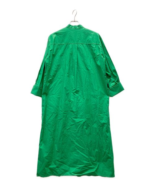 DRESSLAVE（ドレスレイブ）DRESSLAVE (ドレスレイブ) corting cotton long＆leen shirt dress グリーン サイズ:38の古着・服飾アイテム