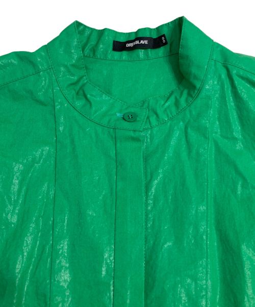 DRESSLAVE（ドレスレイブ）DRESSLAVE (ドレスレイブ) corting cotton long＆leen shirt dress グリーン サイズ:38の古着・服飾アイテム