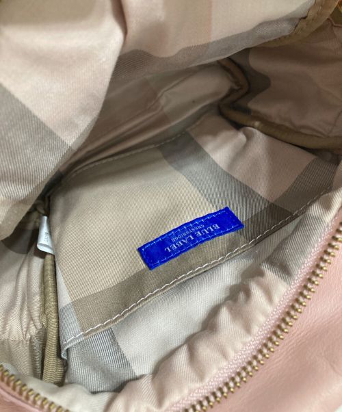BLUE LABEL CRESTBRIDGE（ブルーレーベルクレストブリッジ）BLUE LABEL CRESTBRIDGE (ブルーレーベルクレストブリッジ) ミニリュック ピンクの古着・服飾アイテム