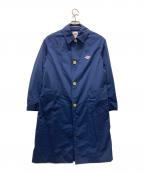 DANTONダントン）の古着「ステンカラーコート」｜ネイビー