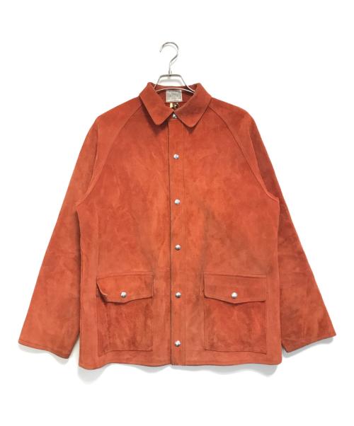 THE REAL McCOY'S（ザ・リアルマッコイズ）THE REAL McCOY'S (ザ・リアルマッコイズ) 8HU LEATHER WELDER JACKET ブラウン サイズ:40の古着・服飾アイテム