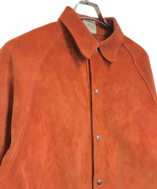 THE REAL McCOY'S（ザ・リアルマッコイズ）THE REAL McCOY'S (ザ・リアルマッコイズ) 8HU LEATHER WELDER JACKET ブラウン サイズ:40の古着・服飾アイテム