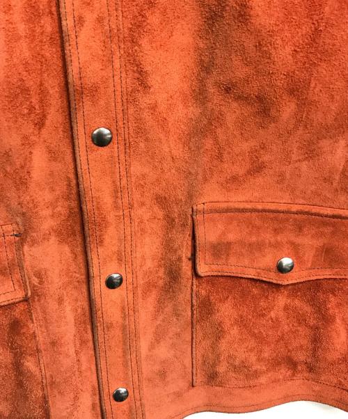 THE REAL McCOY'S（ザ・リアルマッコイズ）THE REAL McCOY'S (ザ・リアルマッコイズ) 8HU LEATHER WELDER JACKET ブラウン サイズ:40の古着・服飾アイテム