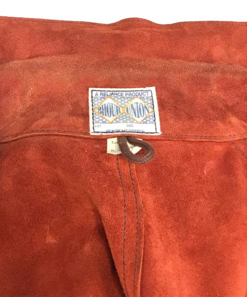 THE REAL McCOY'S（ザ・リアルマッコイズ）THE REAL McCOY'S (ザ・リアルマッコイズ) 8HU LEATHER WELDER JACKET ブラウン サイズ:40の古着・服飾アイテム