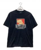 X-LARGEエクストララージ）の古着「プリントTシャツ」｜ブラック