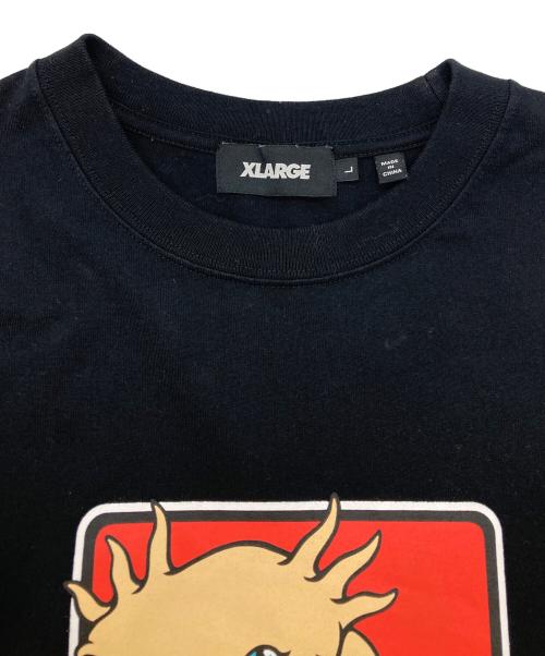 X-LARGE（エクストララージ）X-LARGE (エクストララージ) プリントTシャツ ブラック サイズ:Lの古着・服飾アイテム