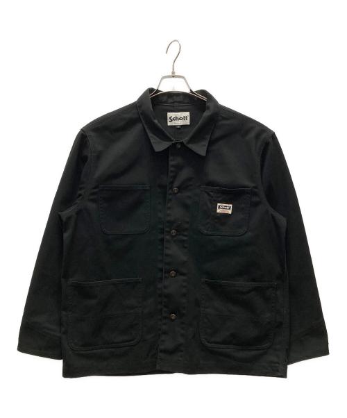 Schott（ショット）Schott (ショット) カバーオール/TC WORK COVERALL ブラック サイズ:XLの古着・服飾アイテム