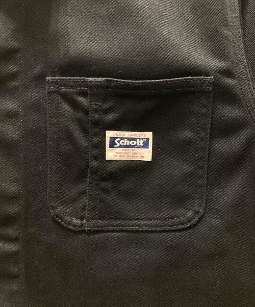 Schott（ショット）Schott (ショット) カバーオール/TC WORK COVERALL ブラック サイズ:XLの古着・服飾アイテム