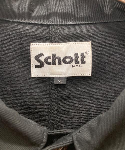 Schott（ショット）Schott (ショット) カバーオール/TC WORK COVERALL ブラック サイズ:XLの古着・服飾アイテム