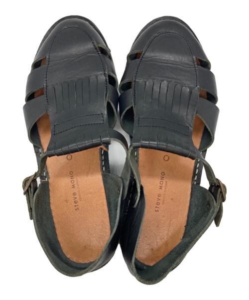 STEVE MONO（スティーブ・モノ）STEVE MONO (スティーブ・モノ) グルカサンダル ブラックの古着・服飾アイテム