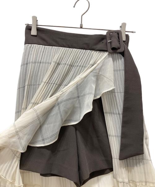 Snidel（スナイデル）Snidel (スナイデル) ロングスカート ホワイト サイズ:1の古着・服飾アイテム