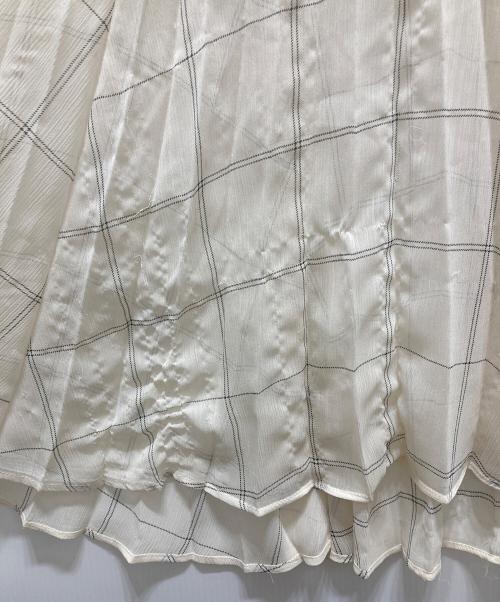 Snidel（スナイデル）Snidel (スナイデル) ロングスカート ホワイト サイズ:1の古着・服飾アイテム