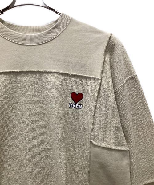 kaoyorinakami（カオヨリナカミ）kaoyorinakami (カオヨリナカミ) FREAK'S STORE (フリークスストア) ワイドスウェット ベージュ サイズ:XLの古着・服飾アイテム