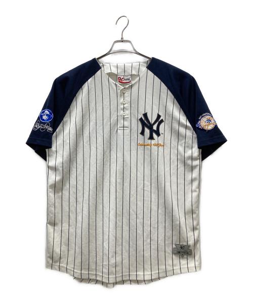 HASE AUTHENTICS（ハセ オーセンティックス）HASE AUTHENTICS (ハセ オーセンティックス) ベースボールシャツ ホワイト サイズ:XLの古着・服飾アイテム