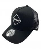 F.C.R.B.×New Eraエフシーレアルブリストル×ニューエラ）の古着「ロゴメッシュキャップ」｜ブラック