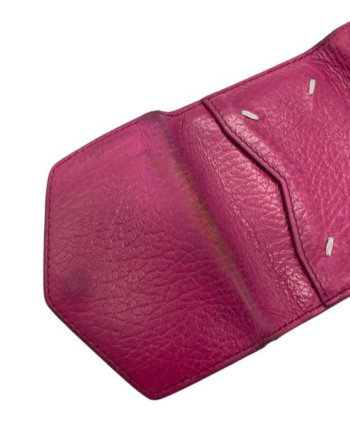 Maison Margiela（メゾンマルジェラ）Maison Margiela (メゾンマルジェラ) 3つ折り財布 ピンクの古着・服飾アイテム