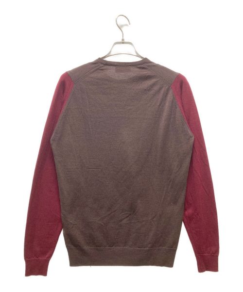 JOHN SMEDLEY（ジョンスメドレー）JOHN SMEDLEY (ジョンスメドレー) ウールニット ボルドー サイズ:Mの古着・服飾アイテム