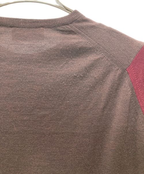JOHN SMEDLEY（ジョンスメドレー）JOHN SMEDLEY (ジョンスメドレー) ウールニット ボルドー サイズ:Mの古着・服飾アイテム