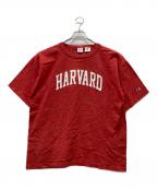 Championチャンピオン）の古着「USA製 HARVARDカレッジTシャツ」｜レッド