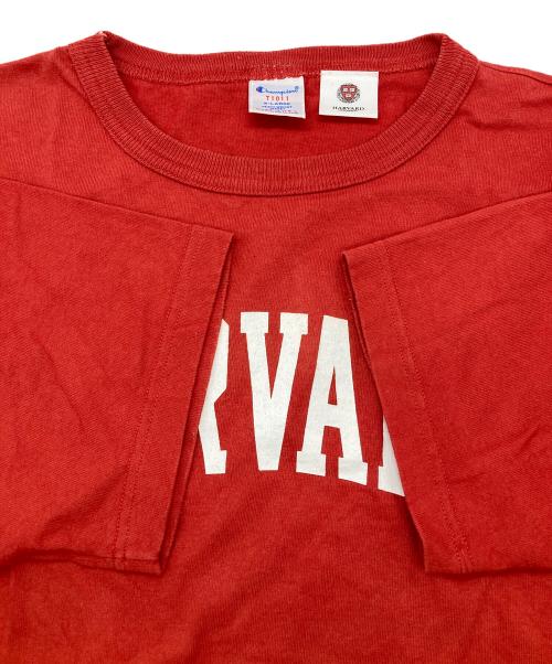 Champion（チャンピオン）Champion (チャンピオン) USA製 HARVARDカレッジTシャツ レッド サイズ:XLの古着・服飾アイテム