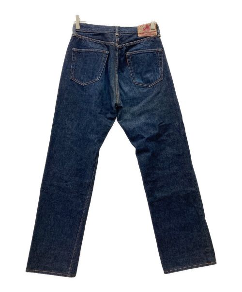 TCB jeans（ティーシービー ジーンズ）TCB JEANS (ティーシービー ジーンズ) 紙パッチ赤耳デニムパンツ インディゴ サイズ:Sの古着・服飾アイテム