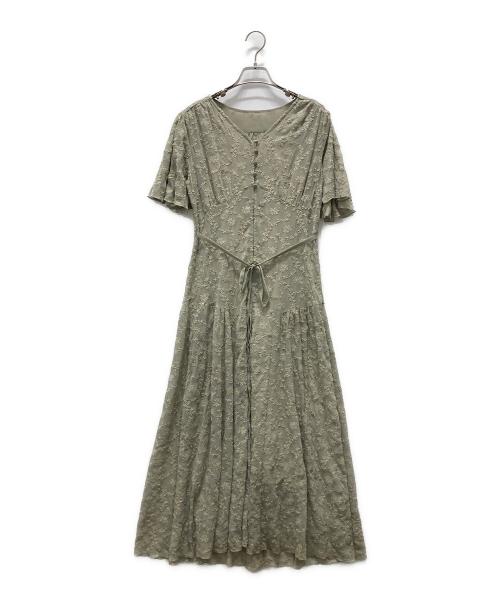 Lily Brown（リリーブラウン）Lily Brown (リリーブラウン) ブラウスワンピース グリーン サイズ:Fの古着・服飾アイテム
