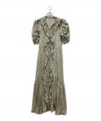 Snidelスナイデル）の古着「ブラウスワンピース」｜グリーン