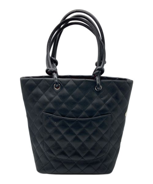 CHANEL（シャネル）CHANEL (シャネル) カンボンライン トートバッグ ブラックの古着・服飾アイテム