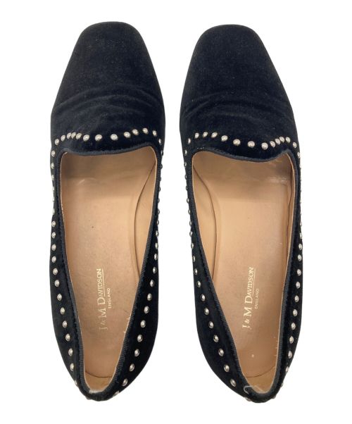J&M DAVIDSON（ジェイ＆エム デヴィッドソン）J&M DAVIDSON (ジェイ＆エム デヴィッドソン) スタッズオペラシューズ ブラック サイズ:36の古着・服飾アイテム