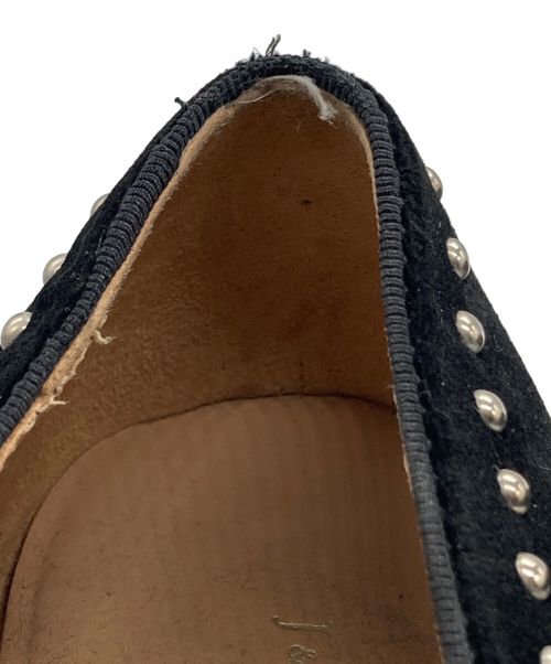 J&M DAVIDSON（ジェイ＆エム デヴィッドソン）J&M DAVIDSON (ジェイ＆エム デヴィッドソン) スタッズオペラシューズ ブラック サイズ:36の古着・服飾アイテム