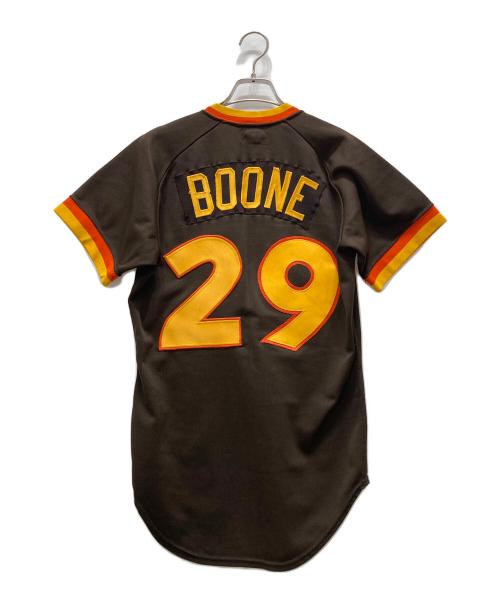 Wilson（ウィルソン）Wilson (ウィルソン) USA製 PADRESゲームシャツ ブラウン サイズ:38の古着・服飾アイテム