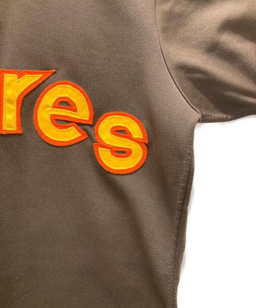 Wilson（ウィルソン）Wilson (ウィルソン) USA製 PADRESゲームシャツ ブラウン サイズ:38の古着・服飾アイテム