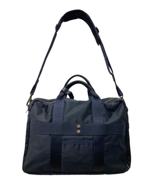 LUGGAGE LABEL（ラゲッジ レーベル）LUGGAGE LABEL (ラゲッジ レーベル) 2WAYブリーフケース ネイビーの古着・服飾アイテム