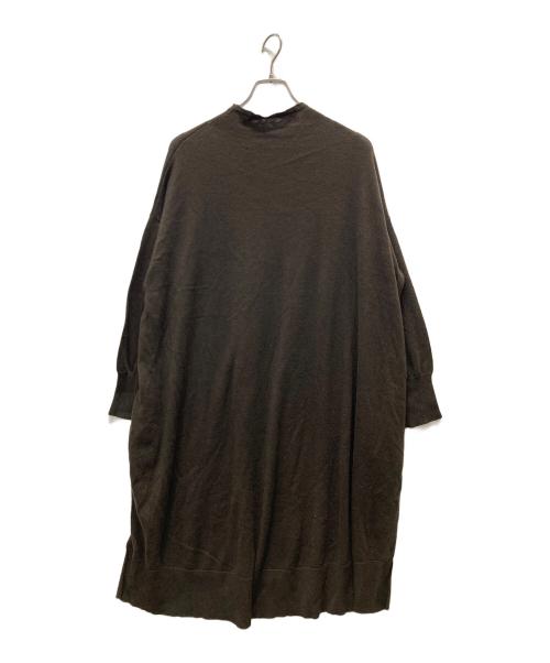 Midi-Umi（ミディウミ）Midi-Umi (ミディウミ) ボトルネックワンピース ブラウン サイズ:表記無しの古着・服飾アイテム