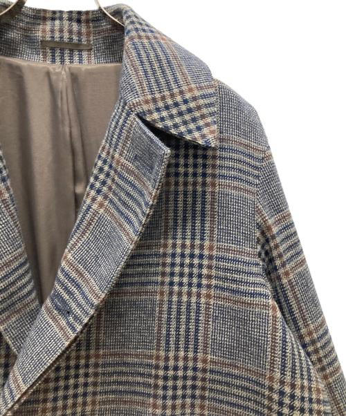 Adam et Rope（アダム エ ロペ）Adam et Rope (アダム エ ロペ) HYBRID TWEED COAT グレー サイズ:Mの古着・服飾アイテム