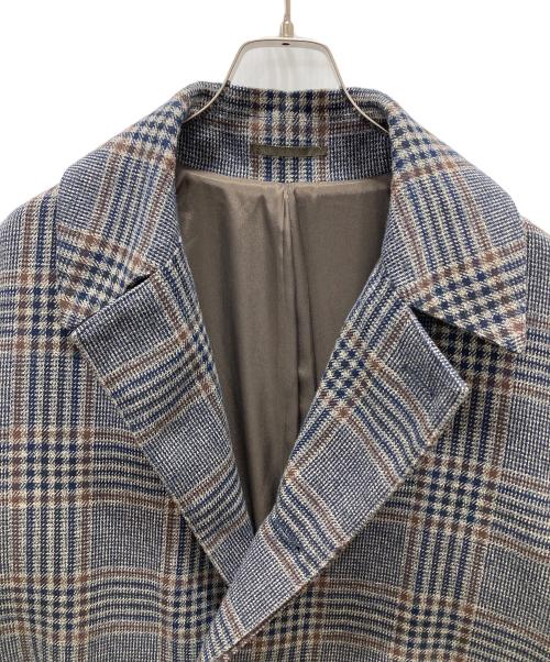 Adam et Rope（アダム エ ロペ）Adam et Rope (アダム エ ロペ) HYBRID TWEED COAT グレー サイズ:Mの古着・服飾アイテム