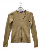 BURBERRY BLUE LABELバーバリーロンドンブルーレーベル）の古着「ジップニット」｜ブラウン