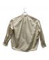 LE GLAZIK (ル グラジック) バンドカラー ギャザーシャツ ベージュ サイズ:36：3000円