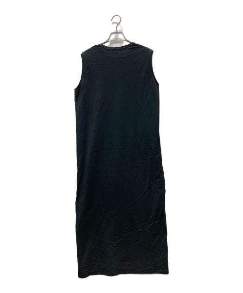 ATON（エイトン）ATON (エイトン) スビン ノースリーブドレス ブラック サイズ:2の古着・服飾アイテム