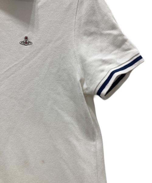 Vivienne Westwood RED LABEL（ヴィヴィアンウエストウッドレッドレーベル）Vivienne Westwood RED LABEL (ヴィヴィアンウエストウッドレッドレーベル) ポロシャツ ホワイト サイズ:02の古着・服飾アイテム