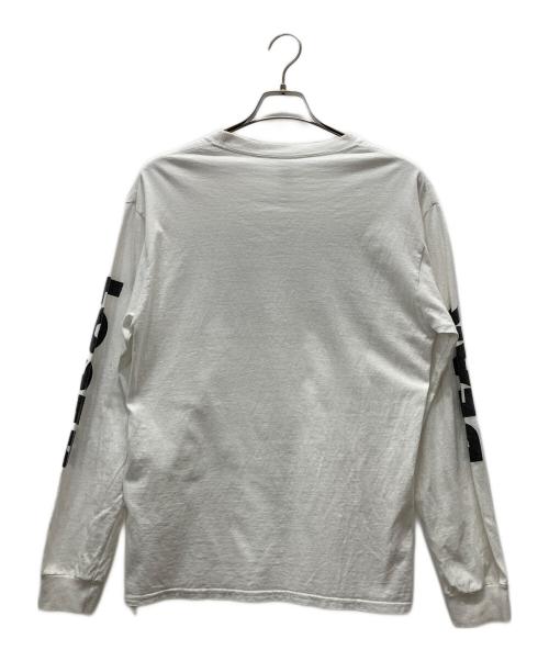 GILDAN（ギルダン）GILDAN (ギルダン) ロングスリーブカットソー ホワイト サイズ:Mの古着・服飾アイテム