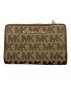 MICHAEL KORSマイケル・コース）の古着「2つ折り財布」｜ベージュ