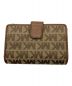 MICHAEL KORS (マイケルコース) 2つ折り財布 ベージュ：3000円