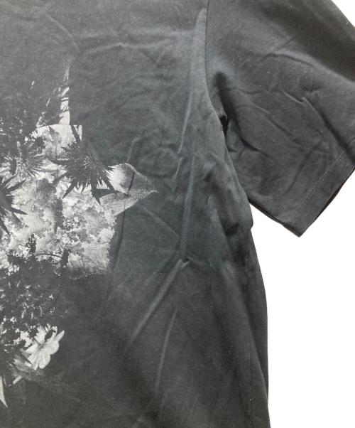 LAD MUSICIAN（ラッドミュージシャン）LAD MUSICIAN (ラッドミュージシャン) 花柄ビッグTシャツ ブラック サイズ:44の古着・服飾アイテム