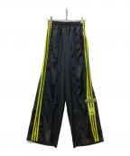 adidas Originalsアディダスオリジナル）の古着「アディブレイク サテンワイドレッグパンツ」｜ブラック