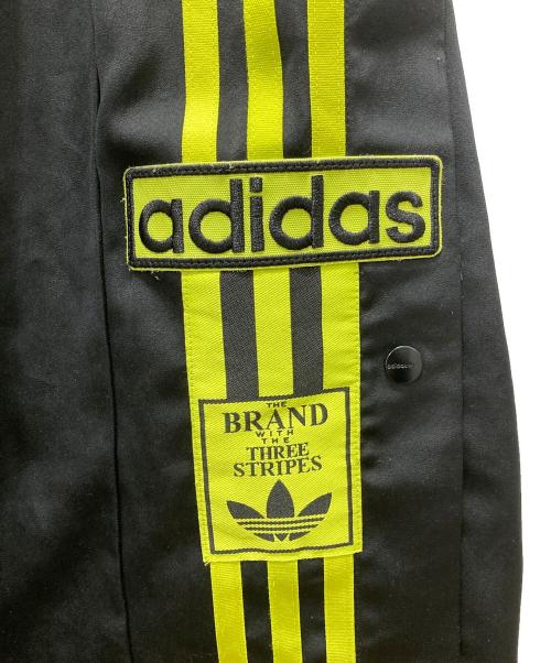 adidas Originals（アディダスオリジナル）adidas originals (アディダスオリジナル) アディブレイク サテンワイドレッグパンツ ブラック サイズ:Mの古着・服飾アイテム