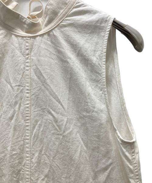 JOHNBULL（ジョンブル）JOHNBULL (ジョンブル) ロングベスト ホワイト サイズ:Fの古着・服飾アイテム